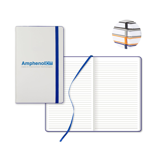 Picture of Castelli White Laser Medio Lined White Page Journal