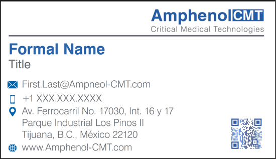 Picture of CMT Business Cards - Tijuana, MX